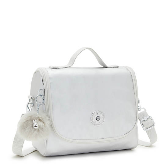 Kipling New Kichirou Klassieke Metallic Lunch Bag Tassen Beige | België 1278ZU